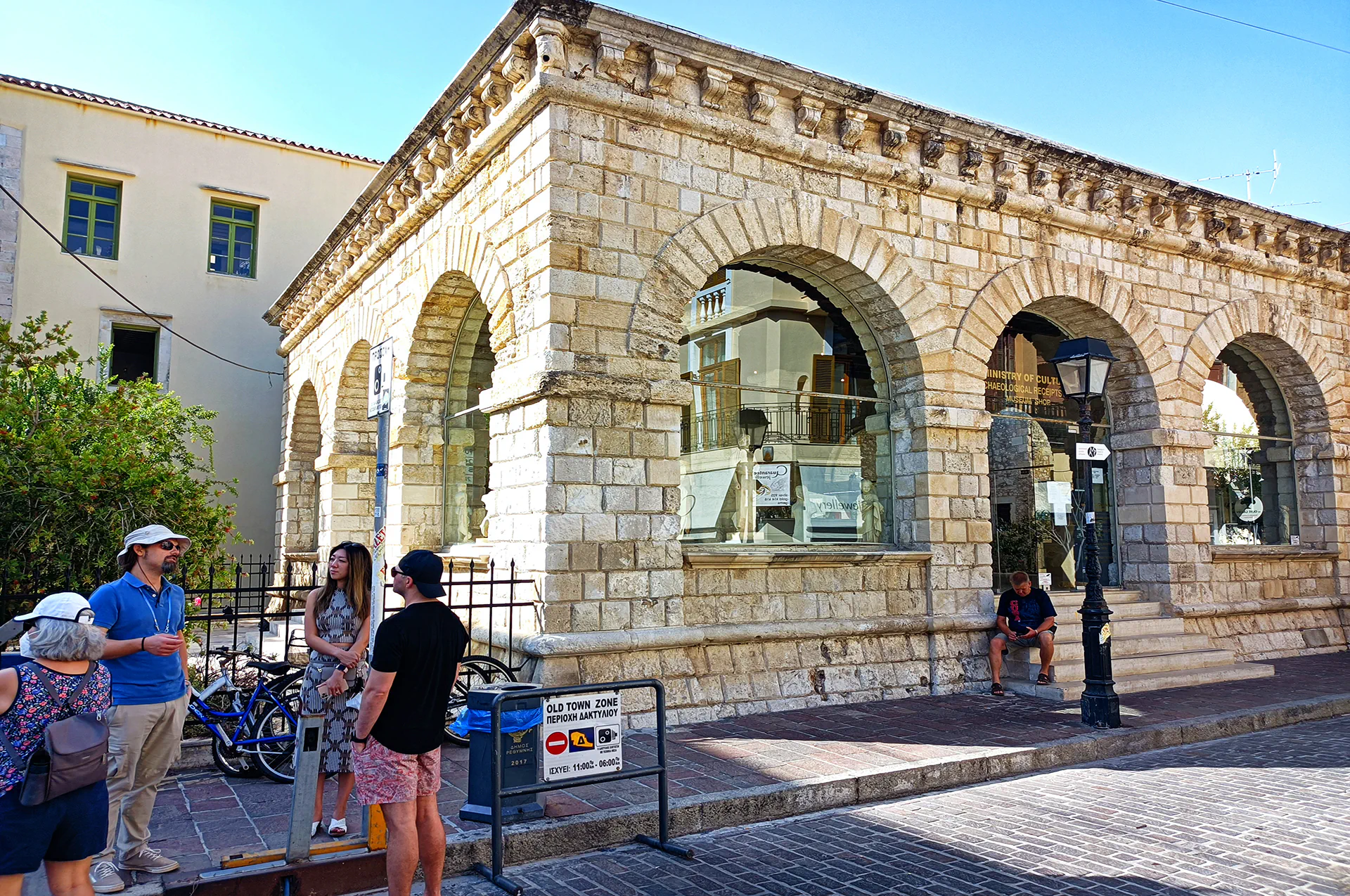 Venetian Loggia in Rethymno, Crete.